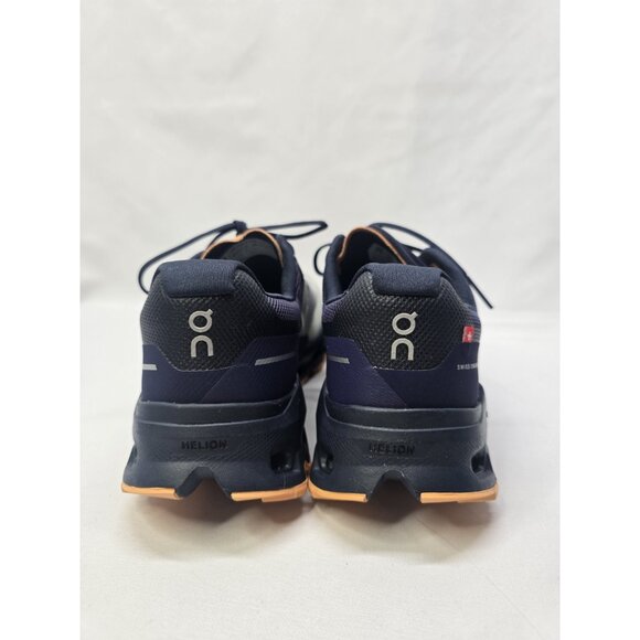 On Running Athletic Shoes - Navy and Orange - Picture 4 of 13